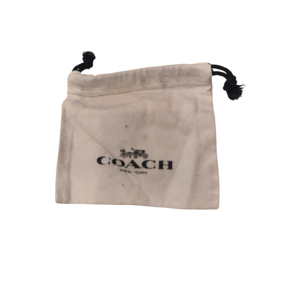 Women's Coach White & Black One Size jewelry Bag
